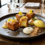 Korean Pear & Yuzu Tartare with Toasted Pine Nuts