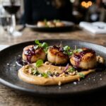 Korean Pear & Yuzu Tartare with Toasted Pine Nuts