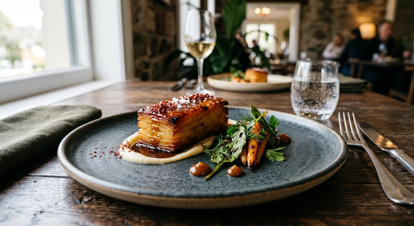 Golden Crispy Pavé