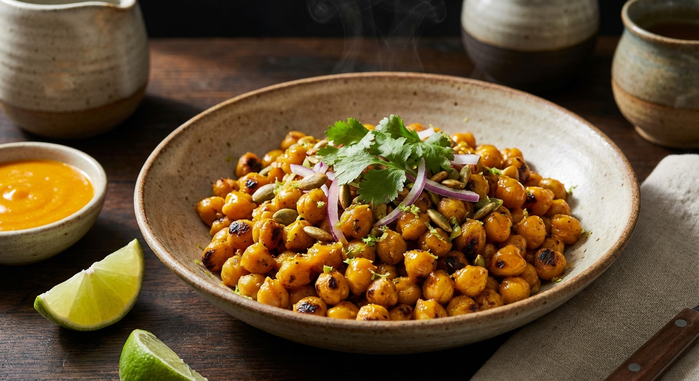 Chickpeas in a Bowl