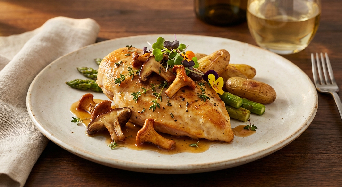 Close up of the Riesling sauce