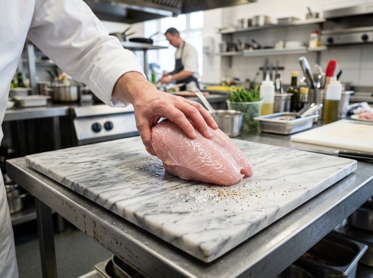 Mincing the turkey