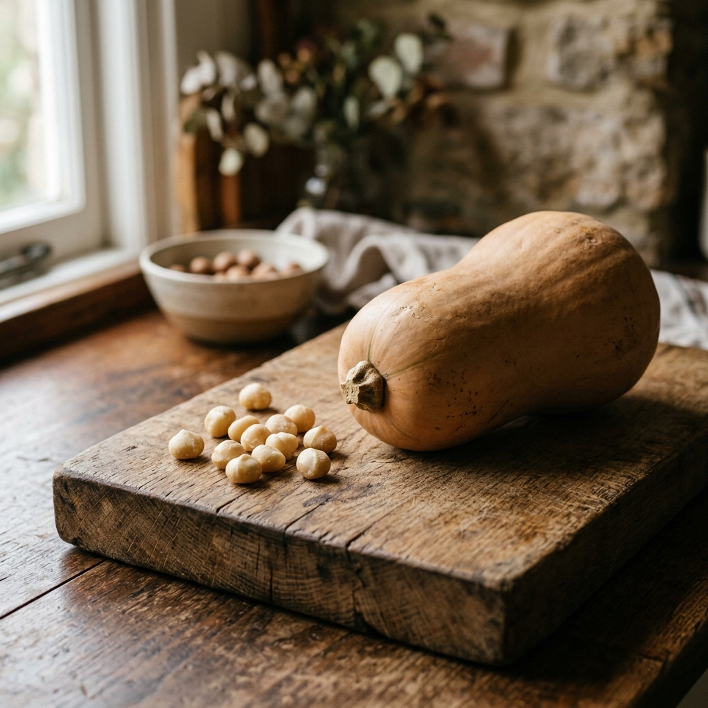Manuka honey and macadamia nuts