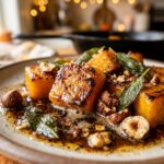 Manuka-Glazed Grilled Butternut with Horopito Macadamia Crumble