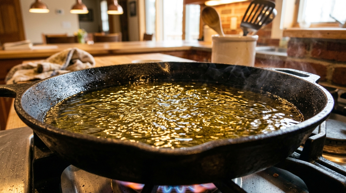 Preparing nuts and sage