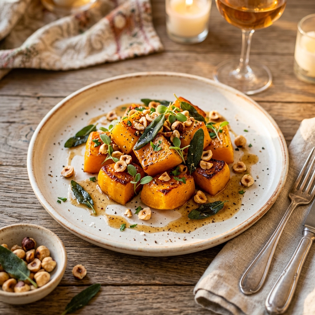 Close up of cooked squash